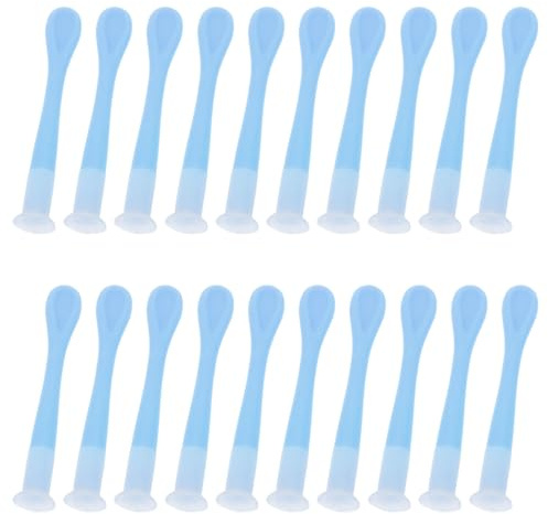 Luxshiny 20pcs Contact Lens Suction Cup Removal Stick Soft Tip Applicator Tool for Insertion and Handling Portable Lens Handling Suction Device for Work and Travel