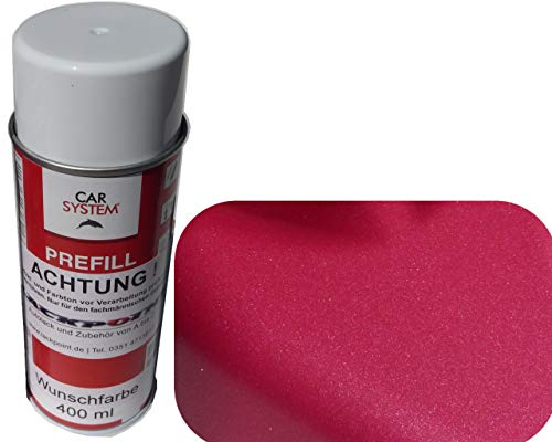 Spraydose 400ml 1K Autolack Brillant Pink Metallic Matt Kein Klarlack Tuning