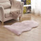 WIONE Spitzenqualität Lammfellimitat Teppich, Lammfellimitat Teppich Longhair Fell Optik Nachahmung Wolle Bettvorleger Sofa Matte Pink 60 * 150cm