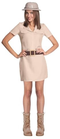 (PKT) (9905158) Adult Ladies Safari Woman Costume (UK 8-10)