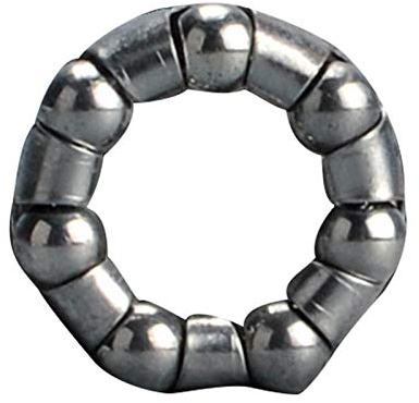 8pcs Fahrrad Kugellager Vorderradgabel Schüssel Stahlperle Fahrrad Klapprahmen Kugellagerkugel der Mittelwelle/Kugelkugelhalter vorne/dem Blumentrommelgestell