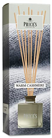 Prices Candles: Raumduft Diffuser mit Rattanstäbchen 100 ml 'Warm Cashmere'