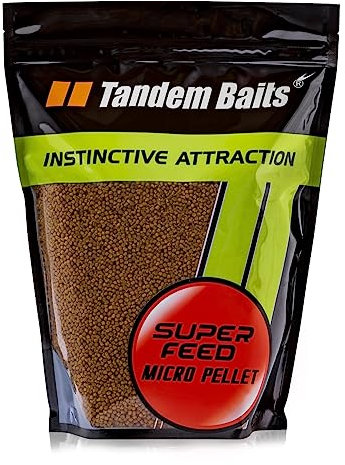 Tandem Baits Karpfen Futter Angelfutter Grundfutter Pellets Feeder SuperFeed Micro Pellet 2 mm 1 kg Kokosnuss Vanille