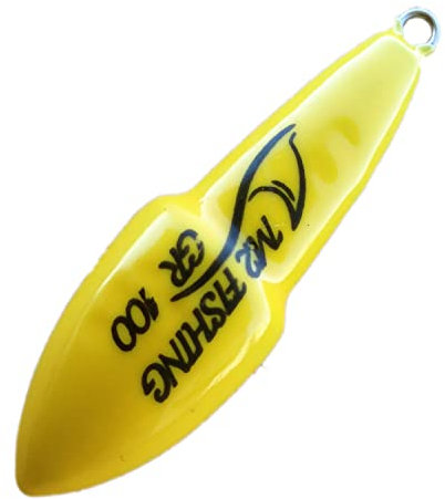 Piombo Giallo Plastificato Pesca Surfcasting Bolentino Piombi Gommati Gialli Con Anello (GR. 75)