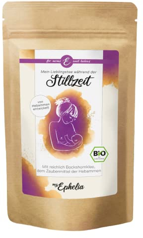 myEphelia | Bio Stilltee für Mütter nach der Geburt | mit reichlich BOCKSHORNKLEE (21%) | bis zu 55 Tassen