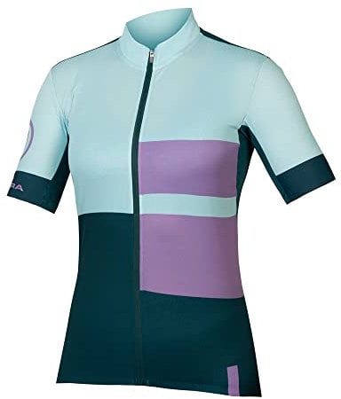 Endura Womens FS260 Road Cycling Jersey Print Violet, X-Small