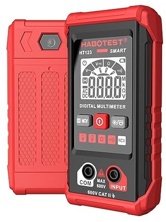CENPEK Digitalmultimeter, Spannungsprüfer mit automatischer Bereichswahl, Voltmeter mit berührungsloser Spannungsfunktion, misst die Kontinuität des AC/DC-Spannungswiderstands