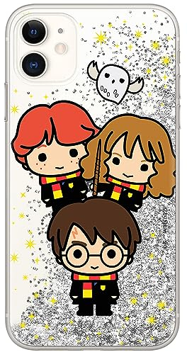 ERT GROUP Handyhülle für Apple iPhone 11 Original und offiziell Lizenziertes Harry Potter Muster Harry Potter 239 optimal an die Form des Handy angepasst, mit Glitter Overflow Effekt