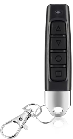 aweskmod Telecomando Universale Cancello, 4 Tasti Codice Fisso,Porta Garage Telecomando, Frequenza Fissa 433,92 MHz