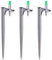 20 Stück Bewässerungssystem-Tropfer, Verstellbarer Wasserfluss, Tropfbewässerung, Wasserfluss, Bewässerungstropfer, Sprinkler für Blumenbeet, Garten, Rasen (180 Grad mit