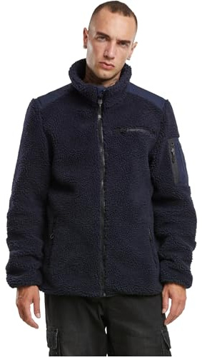 Brandit Ramble Teddyfleece Männer Übergangsjacke schwarz Basics