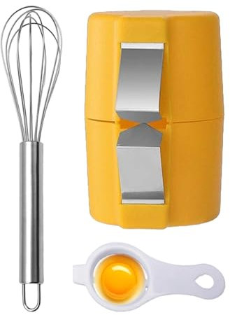 Abridor de cáscaras de huevo, herramienta para romper huevos | Herramienta de abridor de huevos fácil No Mes | Pelador de huevos duros | Herramienta multiusos para romper huevos | Herramienta compacta