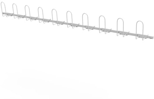 WIGING Boxhandschuhe Aufbewahrungsständer, Wandhalterung Boxhandschuhe Trockenständer, Metall Aufhängen Halter Für Boxhandschuhe Zum Trocknen Für Fitnessstudio Aufbewahrung Boxstudio(White,168x16cm)