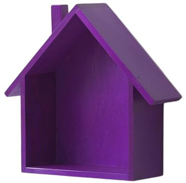 Holzbox Hausform | Regalbox Hausform | Wandregale In Hausform | Setzkasten Haus | Wanddekoration Kinderzimmerregal Zur Stilvollen Aufbewahrung Präsentation Von Spielzeug Dekorationsgegenständen