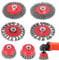 Drahtbürste Winkelschleifer Flex, Winkelschleifer Zubehör, Drahtbürste Flex Set, delstahldraht Drahtbürste 75mm und 100mm, für Bohrmaschine Polier, Schleifen, Entrosten, Entgraten, 6 Stück