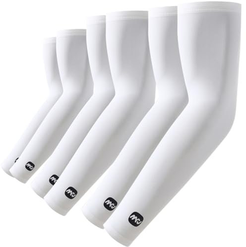 ROCK TAKIN UV Sonnenschutz Arm Sleeve für Herren Damen, UPF 50+ Kühlung Armstulpen Sommer Kompression Tattoo Armlinge Unisex Armwärmer für Radsport Basketball Golf Baseball Fußball – 3 Paar