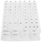OSALADI Nail Art Keyboard Stickers: Raised Silicone Keycaps for Long Nails - Women Typing Accessories - Soft Key Protectors Cover for PC Laptop Desktop