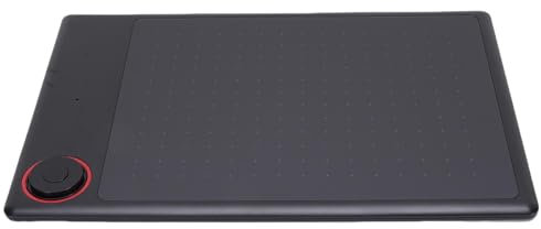 Yechiry G30 Graphics Drawing Tablet, 10x6 Pouces Grand de Dessin Numérique avec Touche M et Stylo de Pression de Niveau 8192, Tablette d'art électronique pour PC, Ordinateur, Prend en Charge,