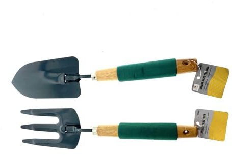 Complete Gardening Hand Tool Set – Durable Trowel, Shovel & Essentials for Digging, Planting, Weeding & Transplanting (Frok and Trowel)
