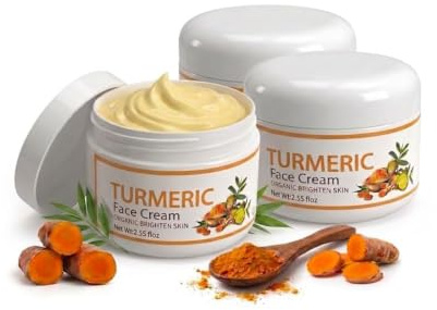 Kurkuma Gesichtscreme für Glow, Feuchtigkeit & ebenmäßigen Teint(3) | Mit Kurkuma-Extrakt für strahlende Haut. Spendet intensive Feuchtigkeit und pflegt trockene, müde Haut. 50 g