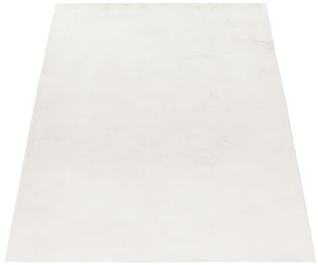 KADIMA DESIGN Wohnteppich Einfarbig Uni Pflegeleicht Waschbar Strapazierfähig Creme 60x110 cm Wohnzimmer Fußbodenheizung geeignet Oeko-TEX Gekettelt Flur Esszimmer Schadstoffgeprüft | NECKAR
