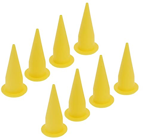 PE Plastic Cone Nozzle Yellow Resistance for Glass Cement