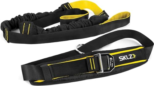 SKLZ Acceleration Trainer – Widerstandstraining für Erstschritt- und Höchstgeschwindigkeit. Mit kraftabsorbierenden Griffen und Tragetasche für Agilität, Kraft und explosive Übungen.