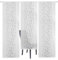 Home Fashion 88834 3er-Set SCHIEBEGARDINEN Jacquard, weiß, 2X 245x57 + 1x 225x57 cm