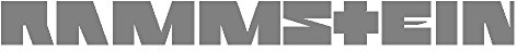Rammstein Aufkleber Rammstein 100mm silber, Offizielles Band Merchandise Sticker (Schriftzug freistehend)