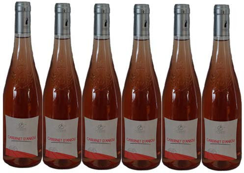 Cabernet d'Anjou d'exception 11% rosé demi sec 2024 AOC, 6 x 75cl.