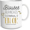 SDT Mug Ceramique Blouses Blanches Coeur en Or