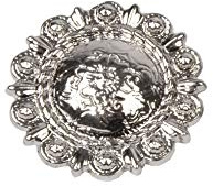 Tini - Shirts 2er Set Conchos zum Schrauben - Western - Schmuck - Sattler : Concho - Kopfstück Gürtel Nieten Farbe: Silber Concho - Grösse ca.: 3,0 cm