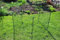 HC Garten & Freizeit Teichzaun Oberbogen Komplettset dunkelgrün 11 tlg. Gartenzaun Gitterzaun
