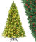 GIANTEX 195 cm Weihnachtsbaum künstlich, Tannenbaum mit 450 LEDs warmweiß, Christbaum geschmückt mit Tannenzapfen & roten Beeren, Christmas Tree Eisenständer, Kunsttanne naturgetreu grün