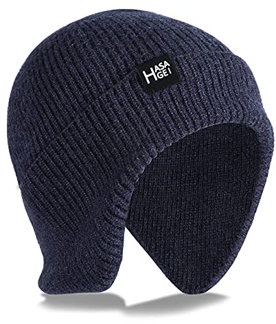 HASAGEI Wintermütze Atmungsaktiv Strickmütze Winter Thermo Mütze Weich Sportmütze Skimütze für Herren und Damen Outdoor