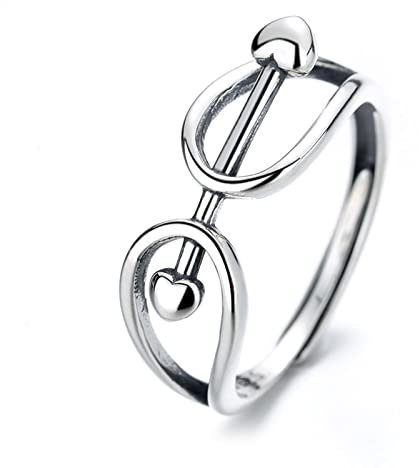 Aotiwe Claddagh Ring Silber 925, für Freundin Geschenk Amors Liebespfeil, EIN Pfeil Durchbohrt Das Herz Einstellbar Verlobung Trauung