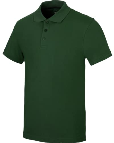WÜRTH MODYF Arbeits Poloshirt Job+ für Herren in Grün - kurzärmliches Baumwoll-Polohemd für die Arbeit und Freizeit in der Größe 4XL