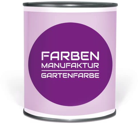 Farben Manufaktur Gartenfarbe Betonfarbe Holzfarbe Terracotta Spielgeräte Blumenkübel Gartenhaus1L, Farbe: rosa flieder