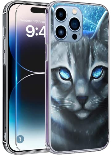 NGUMMS Handyhülle Jayfeather - Warrior Cats Kompatibel mit iPhone 14 Plus Transparente Stoßfeste Bumpers