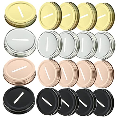 Cabilock 70 Mm Weißblech-glasdeckel Verschlusskappen Verschlussdeckel Für Zuhause 20 Stück Bankdeckel Für Gläser