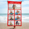 GLIKW Strandtuch mit Eigenem Foto Name, Personalisiertes Foto Badetuch Selbst Gestalten Schnell Trocknendes Mikrofaser Badetuch Geschenk für Freunde Familie Geburtstag Weihnachten (7 Foto-1)