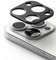 Ringke Camera Styling Kompatibel mit iPhone 15 Pro Max und iPhone 15 Pro Kameraschutz Aluminiumrahmen Kameraobjektivschutz - Black