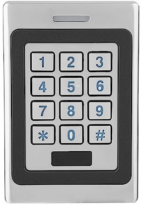 UPQRSG Türzugangskontrollsystem Kit, Wasserdichter IP67 RFID Karten Türzugangscontroller, Tastatur Sicherheitstürzugangskontrollsystem, Smart Key Board 3 Wege Zum Öffnen Der Tür, Unterstützt 2000 Benu