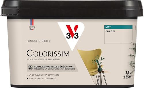 V33 Peinture multi-supports Colorissim® Dragée Mat 2,5L