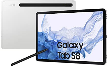 Tablet Samsung Tab s8 5G SM-x706 11 256 gb octa core wifi bluetooth android silver (Ricondizionato)
