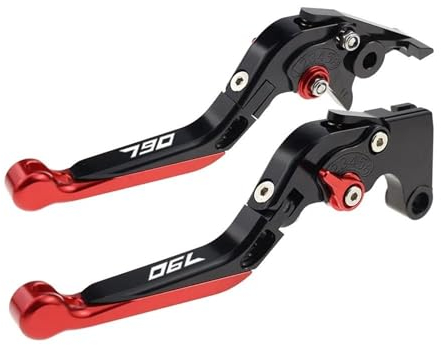 PooBa Motorrad Bremshebel Hebel Geeignet Für KTM Duke 790 2017–2021. Motorrad-Kupplungs- Und Bremshebel-Set, Faltbar Und Teleskopierbar Bremskupplungshebel Lenker (Color : P)