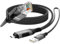 Cavo Ethernet per Fire TV Stick, adattatore da micro USB a RJ45 da 1,8 m con cavo di alimentazione USB-A, compatibile con Streaming Stick, Chromecast, Google Home Mini, LAN, rete, nylon intrecciato
