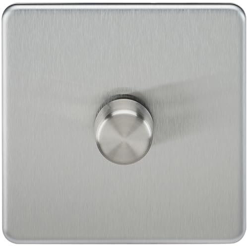 1G 2-way 10-200W (5-150W LED) Intelligent dimmer - Brushed Chrome