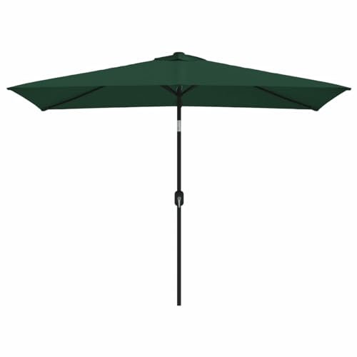 Rantry Parasol rectangulaire, 200 x 300 cm, vert, décor de meubles, parasols, parasol de jardin, parasols d'extérieur, parasol de plage, parasol de terrasse coupe-vent, vert, grand