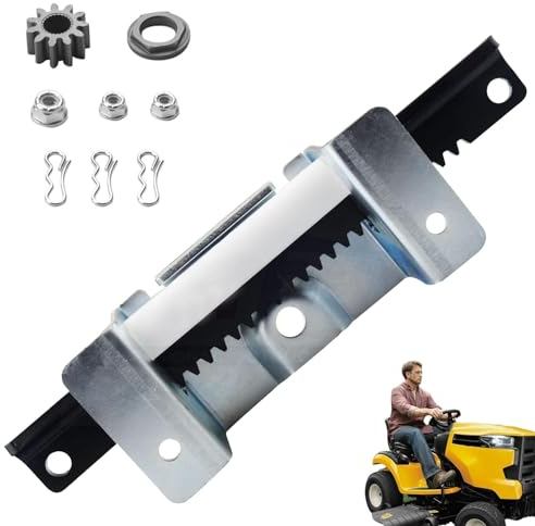 Lenkgetriebe für Rasentraktoren, Lenkgetriebeplatte - Lenkungs-Service-Kit-Träger | Robustes Lenkwellengetriebe und Buchse, Lenkgetriebesatz, Traktorzubehör für Rasentraktoren